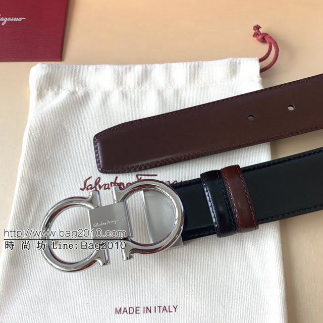 菲拉格慕男士皮帶 Ferragamo精品銅扣腰帶  jjp1950